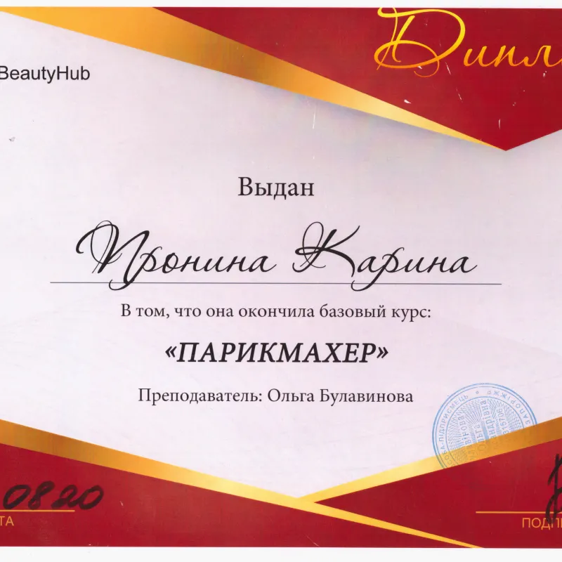 Сертифікат 2